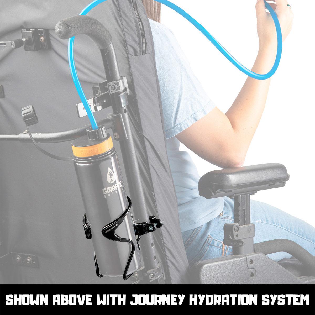 Clamp On Aluminum Bottle Holder | Giraffe Bottle