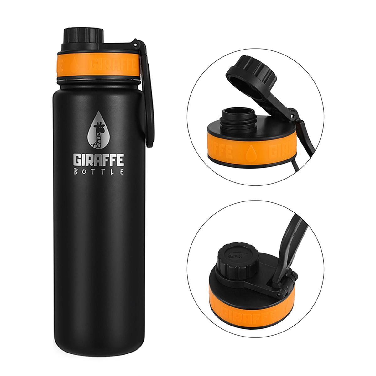 Tower XL Hands Free Drinking Stainless Steel | Giraffe Bottle